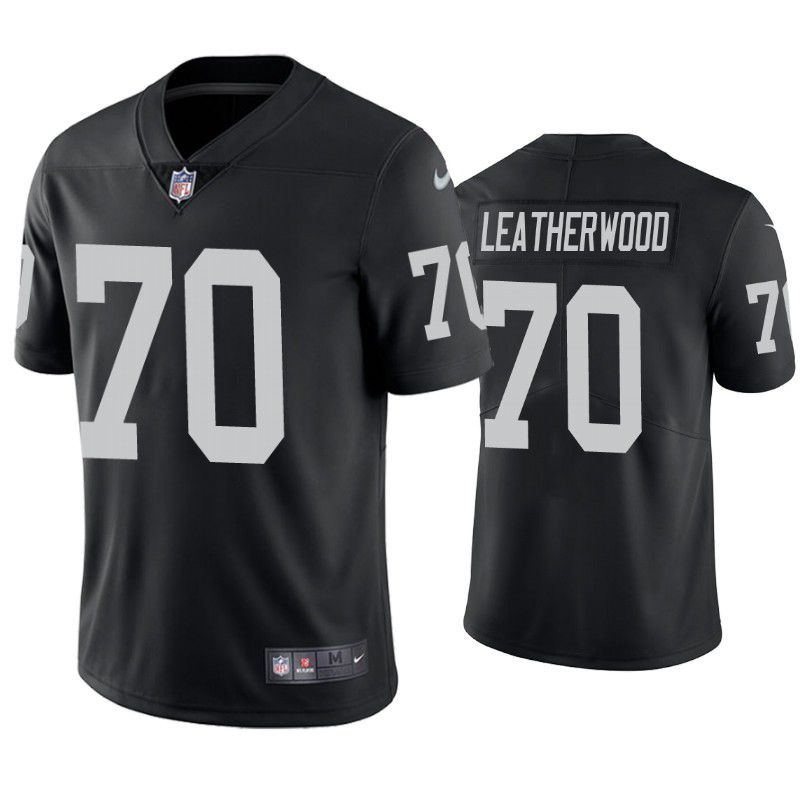 Men Oakland Raiders #70 Alex Leatherwood Nike Black Limited NFL Jersey->oakland raiders->NFL Jersey